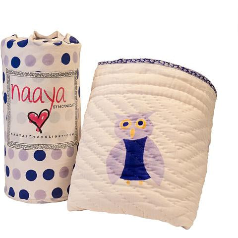 Naaya By Moonlight Owl Quilt