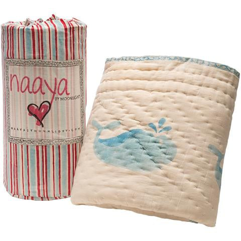 Naaya By Moonlight Whale Quilt